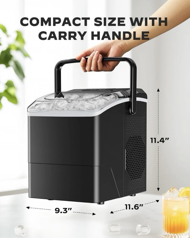 Countertop Ice Maker Machine – Model SLIM27B / SLIM27T