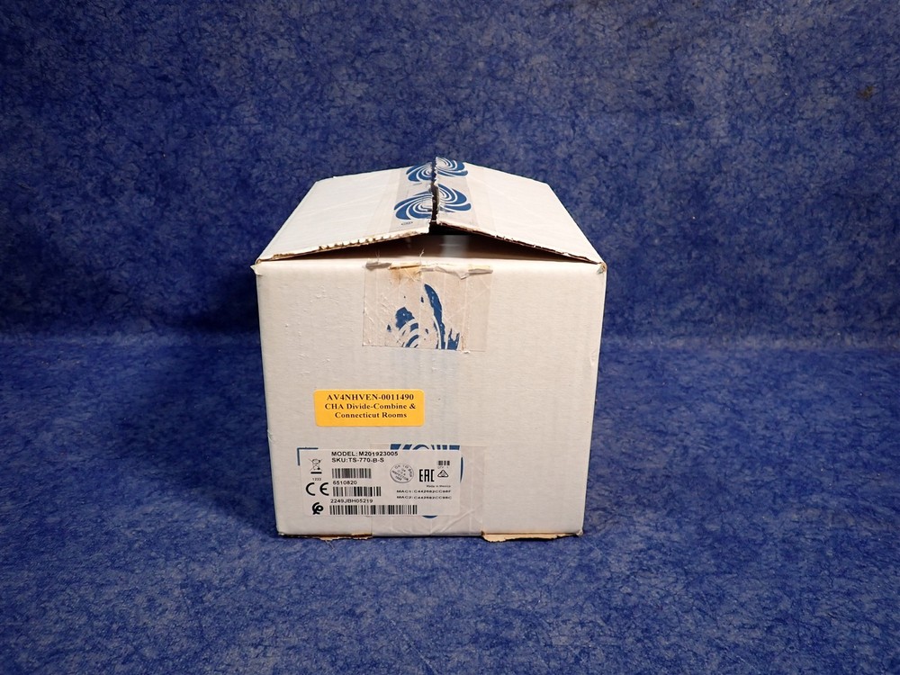 Crestron TS-770-B-S 7 in. Tabletop Touch Screen, Black Smooth (E7)