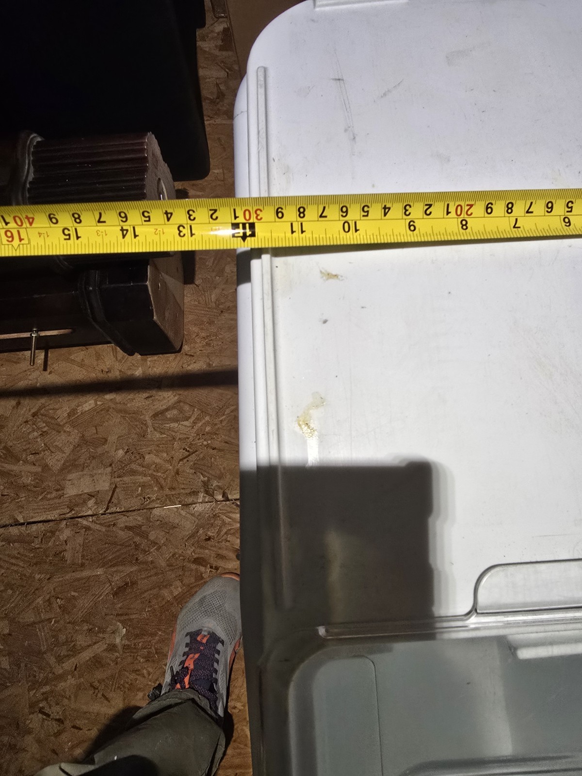 Baker's Lane 21 Gallon / 335 Cup White Slant Top Mobile Ingredient Storage Bin