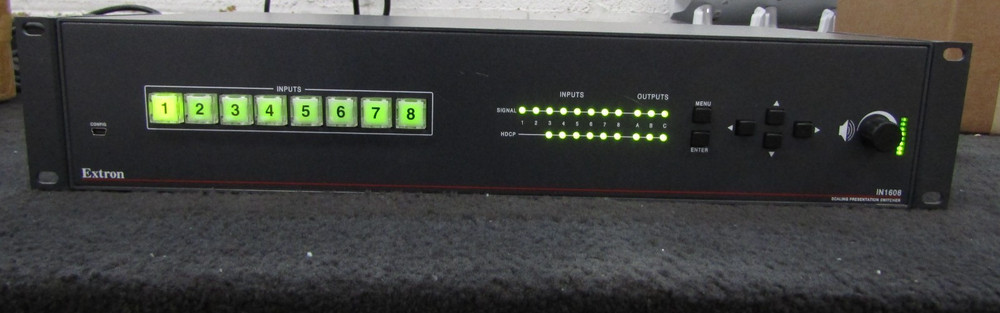 EXTRON IN1608 SA 8 INPUT HDCP COMPLIANT SCALING PRESENTATION SWITCHER