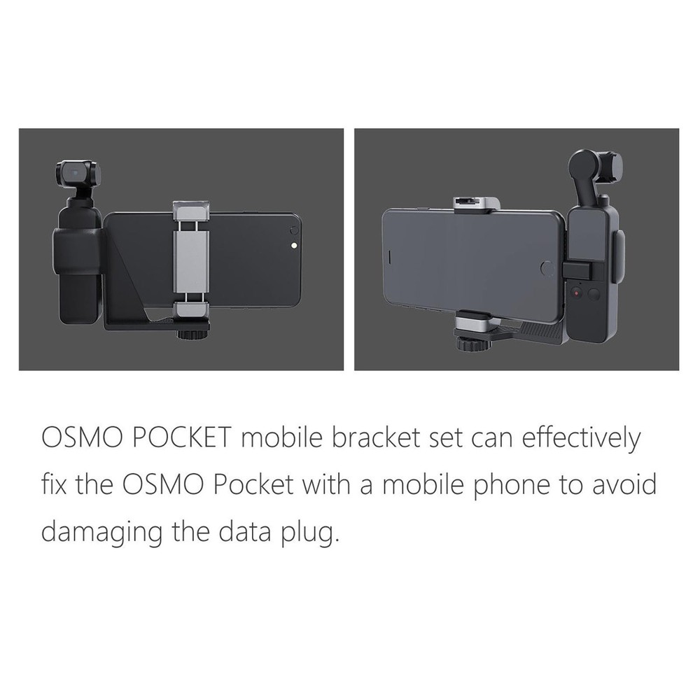 Mobile Phone Tripod Fixed Bracket Mount Holder Stand for DJI OSMO Pocket Camera