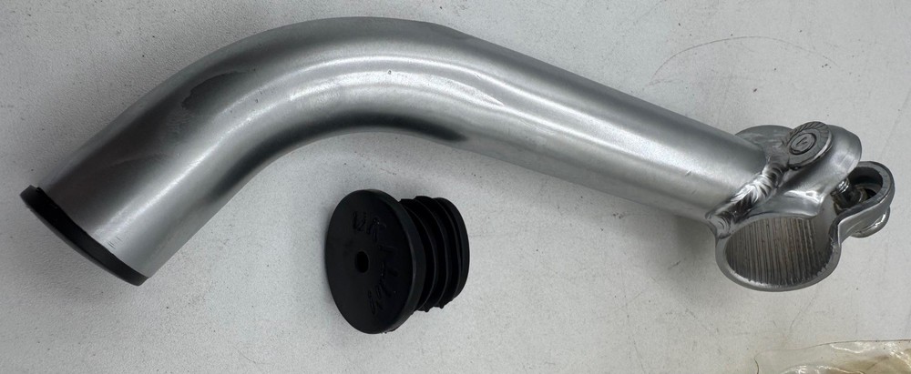 NOS Kalin Silver Handlebar Extensions Bar Ends Set