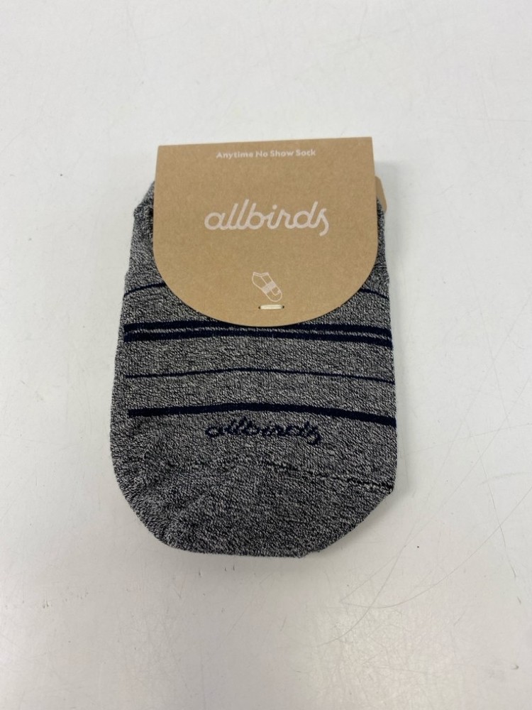 NEW/PKG allbirds Gray Black Socks