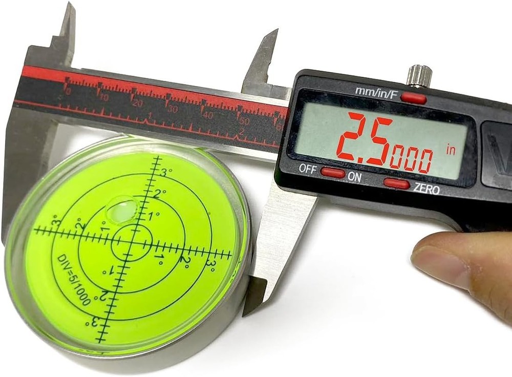 2.5"X0.55 Small Bubble Level for RV Level Bullseye Circular Level