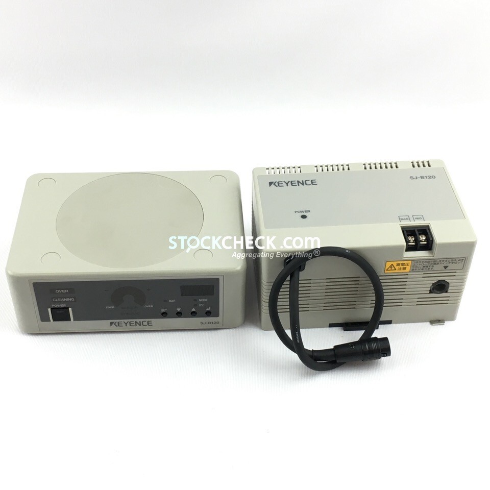 Keyence SJ-B120 Static Eliminator w/ Power Supply