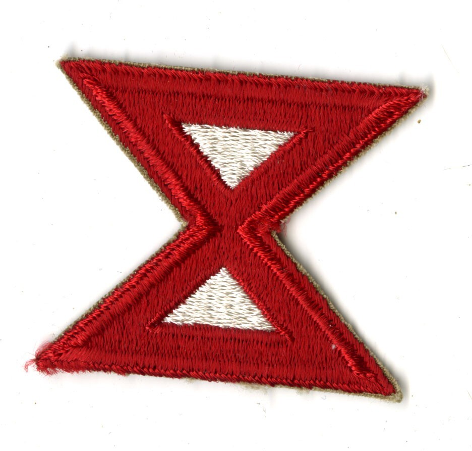 Tenth Army White Back Patch WWII Vintage Okinawa Pacific Buckner