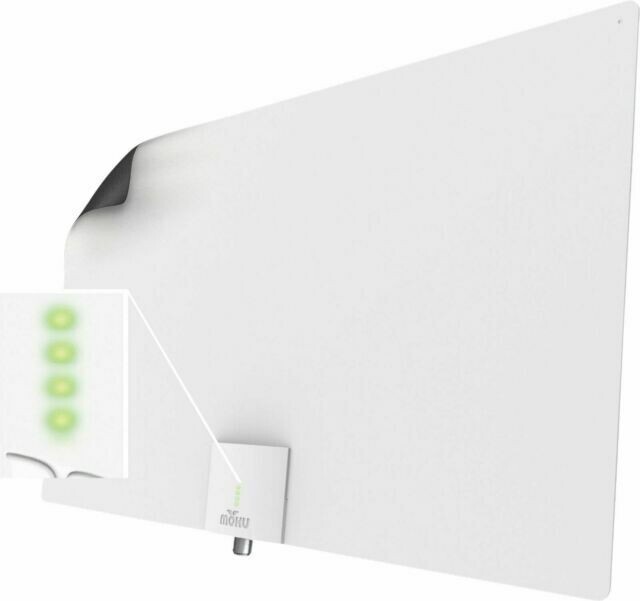 Open Box Mohu Leaf Supreme Pro Amplified Indoor HDTV Antenna w/ Signal Indicator