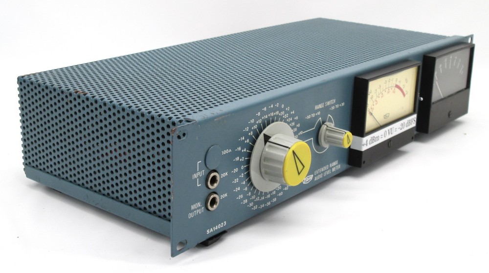 McCurdy SA14023 Extended Range Audio Level Meter - BLUE #401