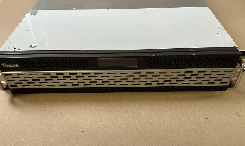 Thecus N8900V Modular SAN Array NAS 2U Rackmount Server Dual PSU Silver