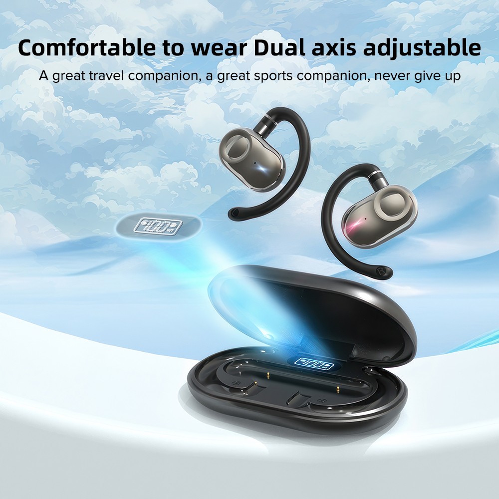 Wireless Bone Conduction Headphones Bluetooth 5.4 Headset Earbuds Open Earbuds