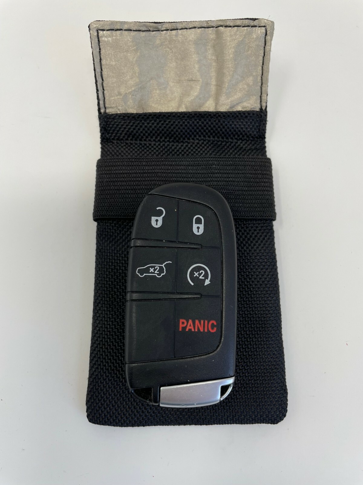 Faraday Bag for Car Key FOB Signal Blocking Fits in Lockboxes Purse Size 4"x2.5"