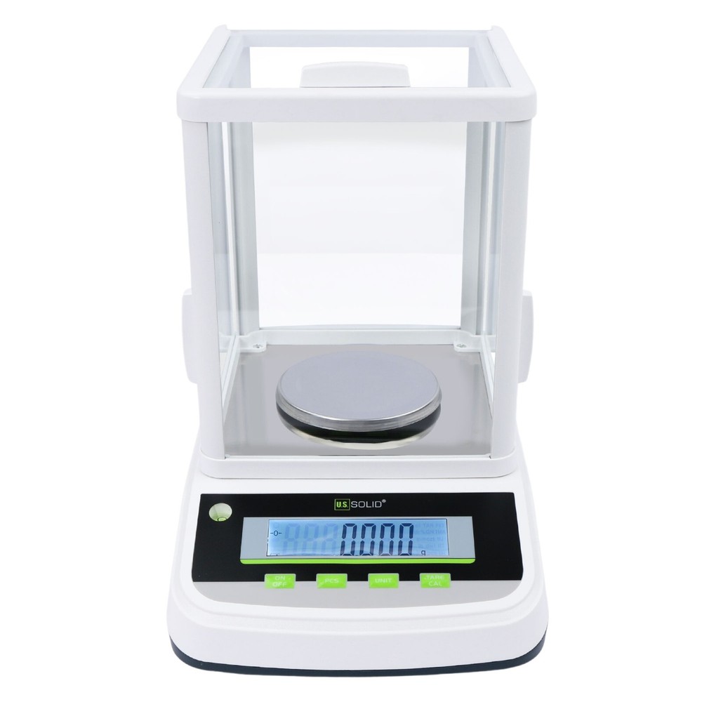 U.S. Solid Analytical Balance 100gx0.001g 1mg Lab Digital Precision Scale