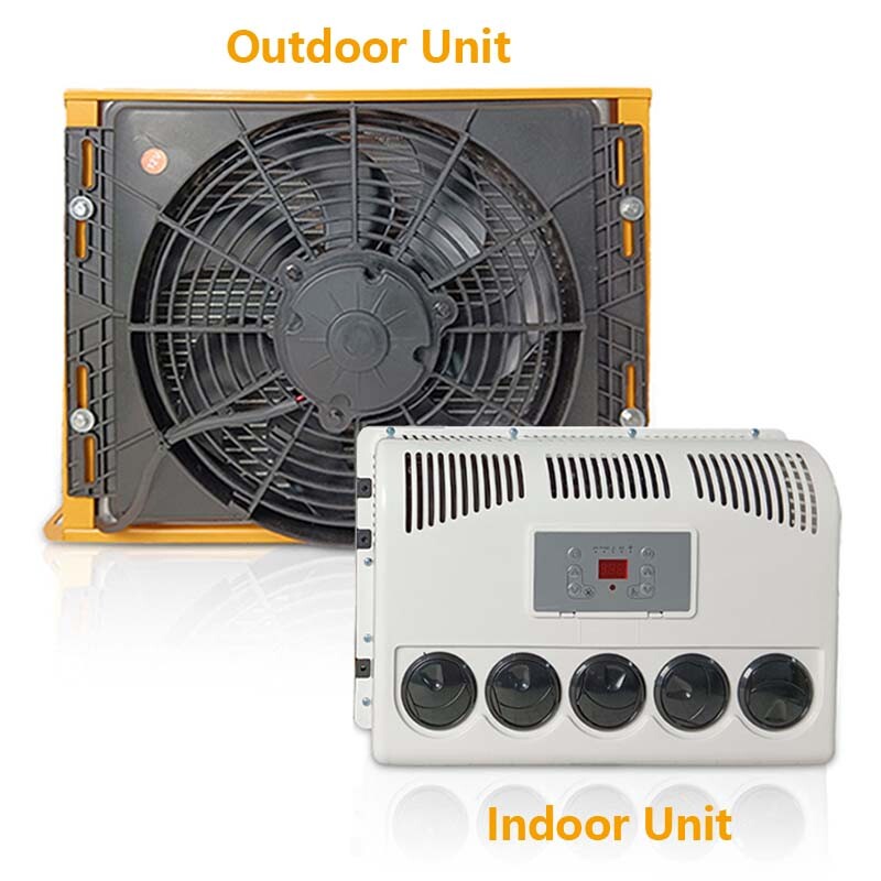 Universal 24V 12000 btu Split Cooling Cab Air Conditioner For Truck RV Caravan