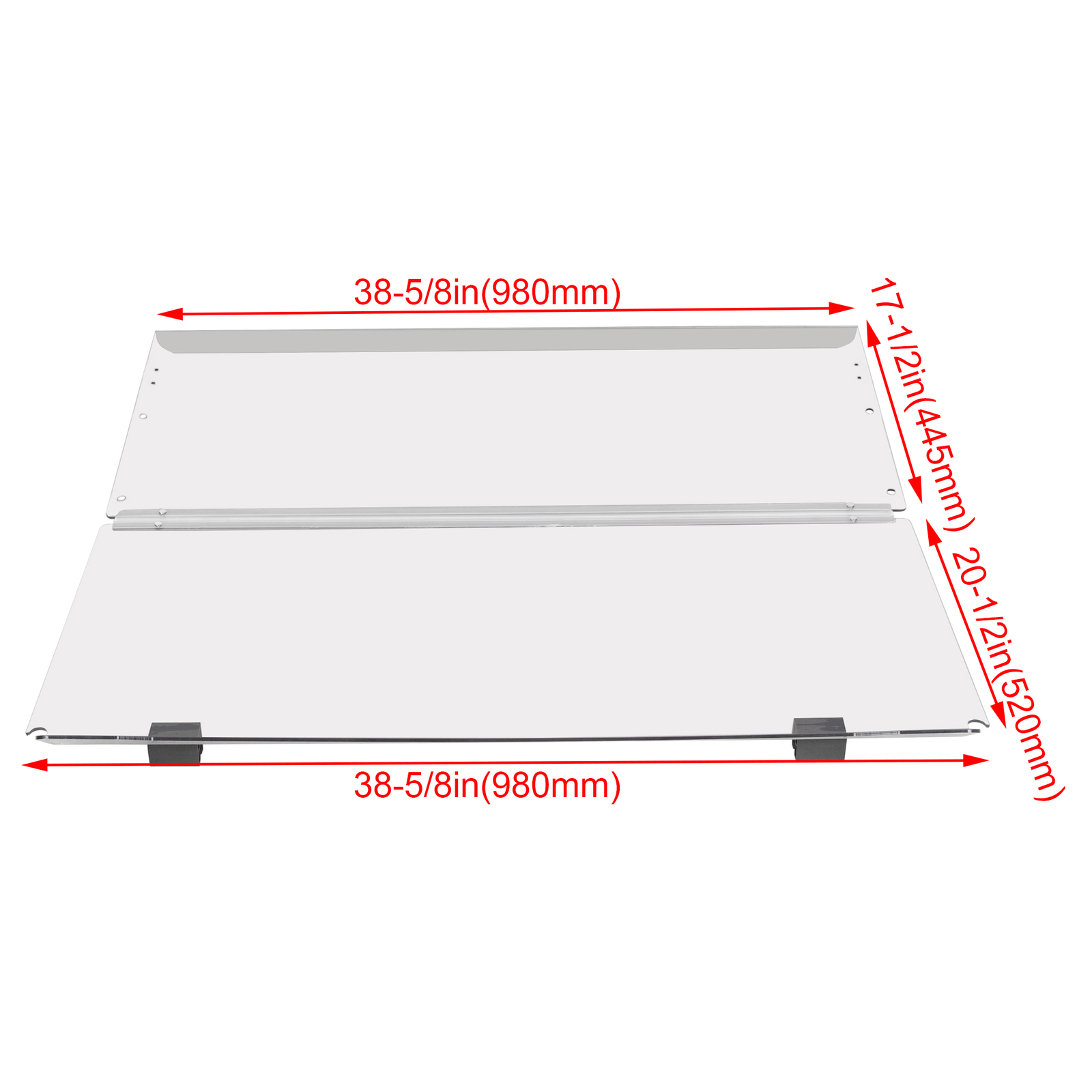 Front Clear Windshield Folding For 2007+ Yamaha G29 Drive Golf Electric Cart