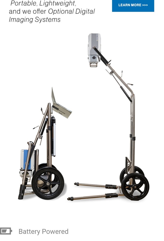 BATT-A-RAY Portable digital machine minxray stand