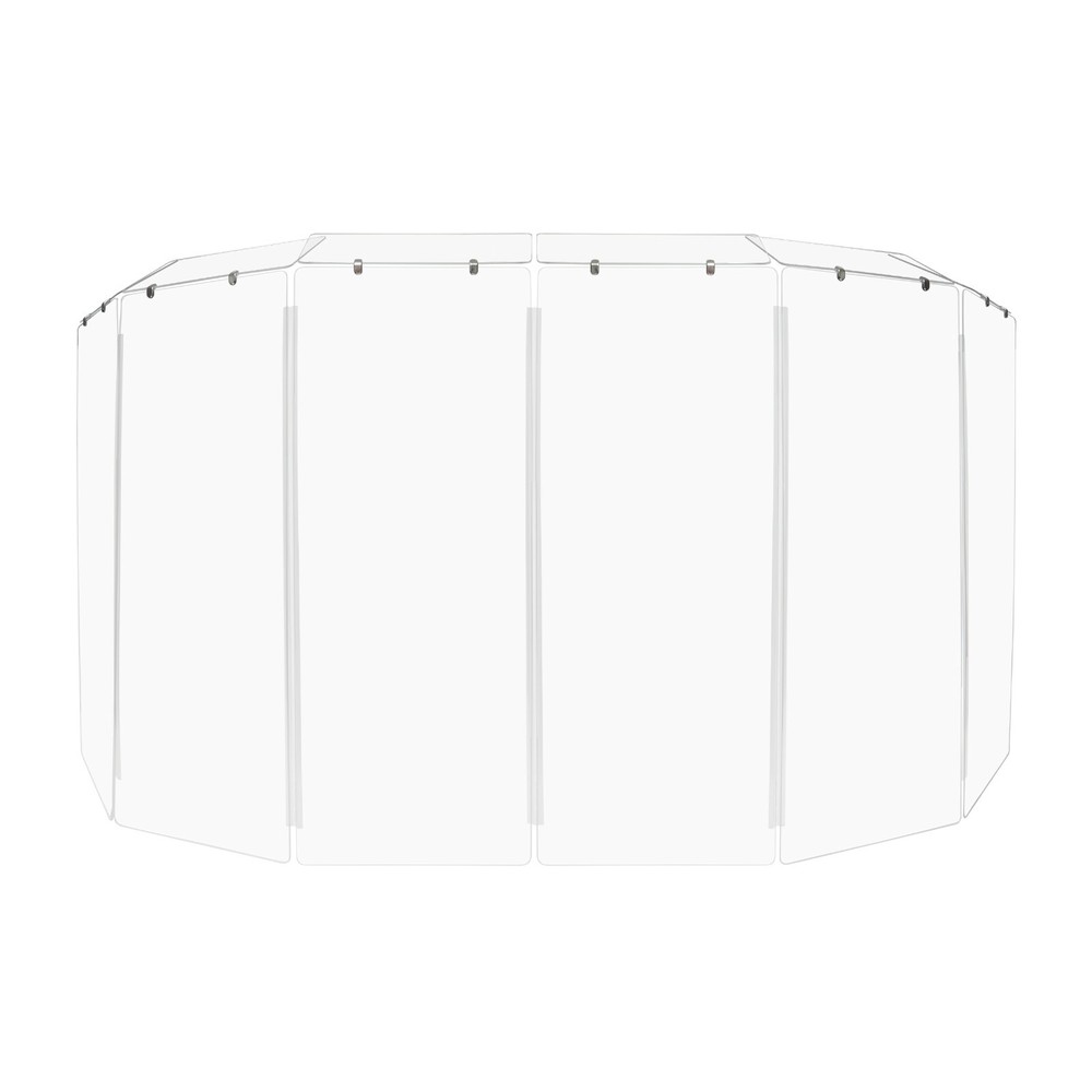 Drum Shields / Drum Shield / Drum Screen 5 ft. x 12ft with Full Length Hinges