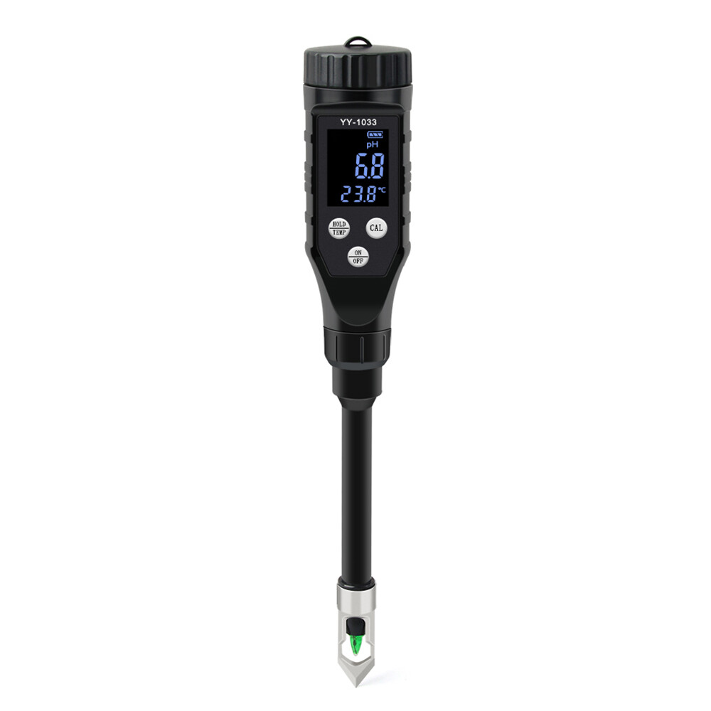 Smart Soil PH Meter 0.0-14.0pH Bluetooth Soil Data Logger Temp Acidity Analyzer