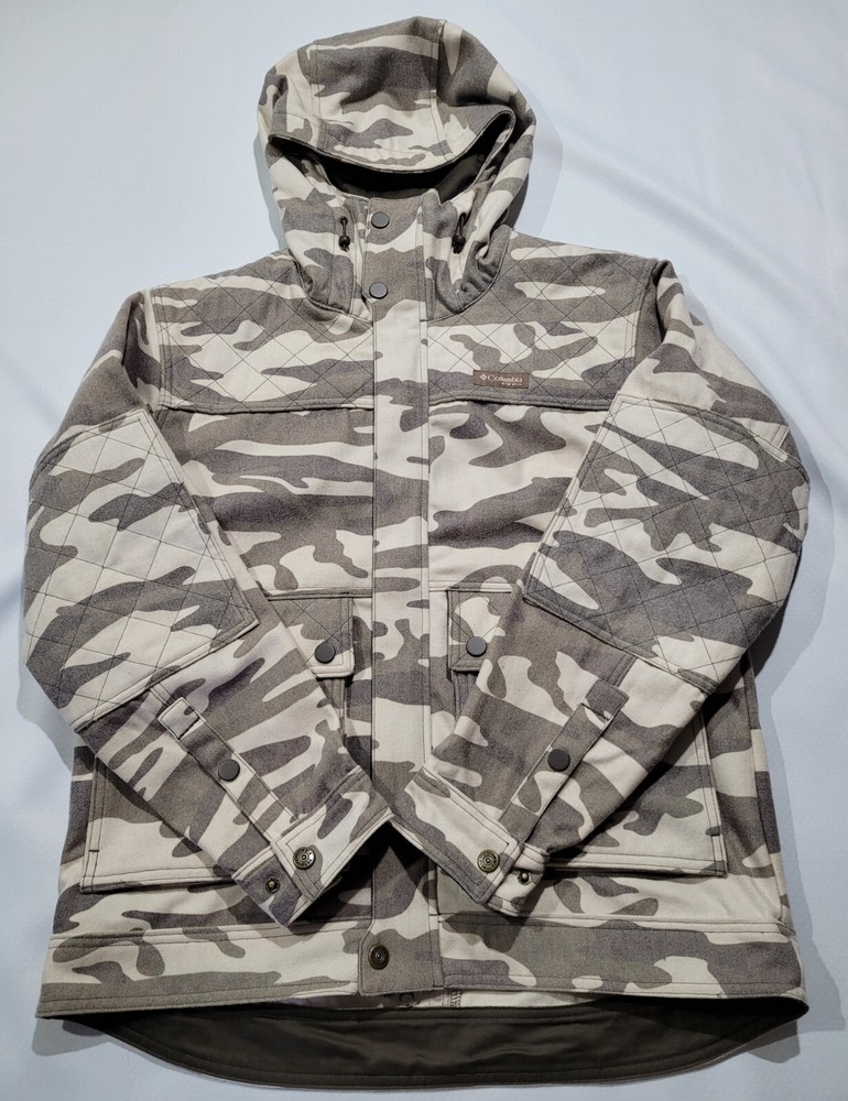 Columbia PHG Wool Blend Jacket Outfitter Camo Medium
