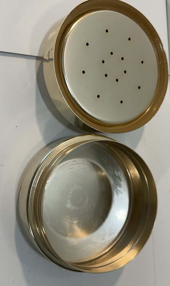 Vintage Versace Finishing Powder Tin. Empty.