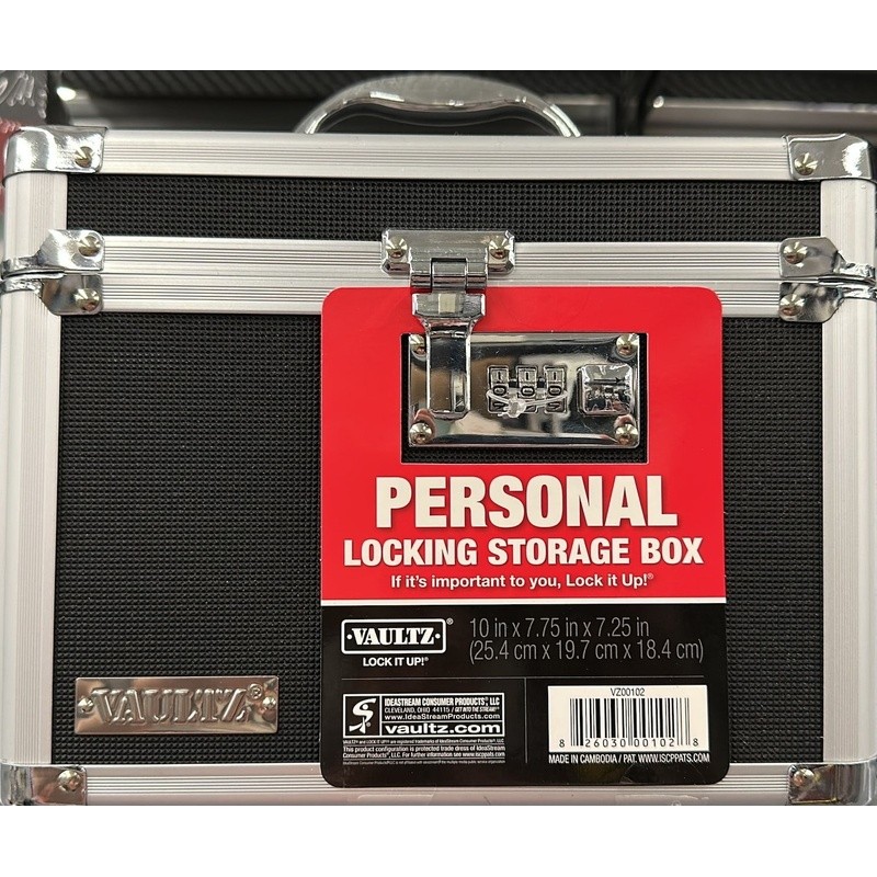 Combination Lock Storage Box Secure Organizer Durable Personal Item Keeper New