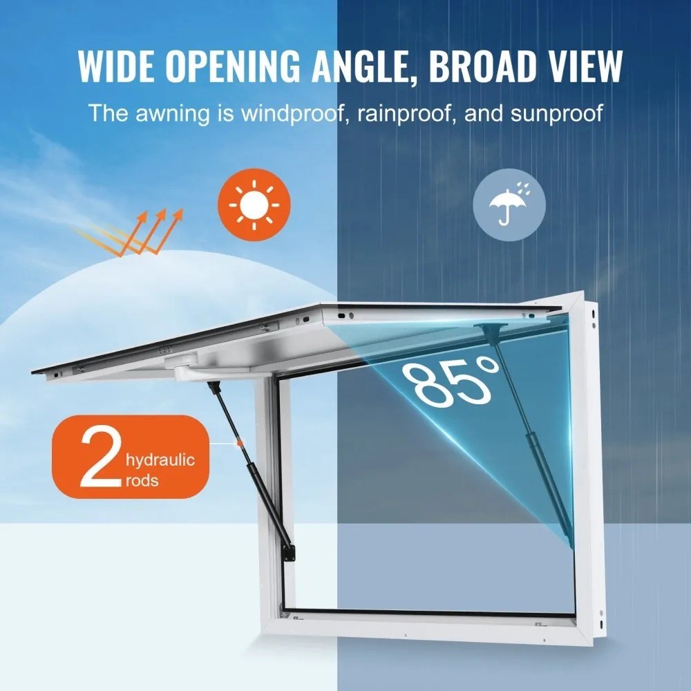 Food Truck Concession Stand Rectangular Service Window 36" x 24" NIB