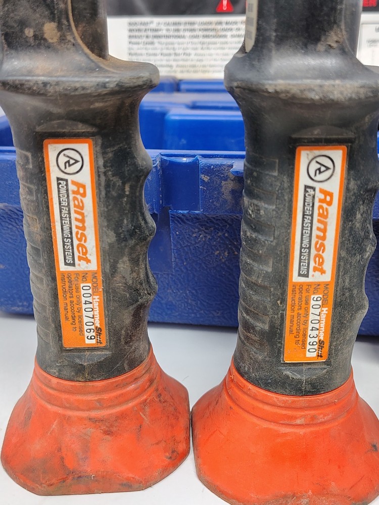 Powder Actuated Tool Ramset Bundle w/ Duo-Fast DF-27, Hammers, Pins Case