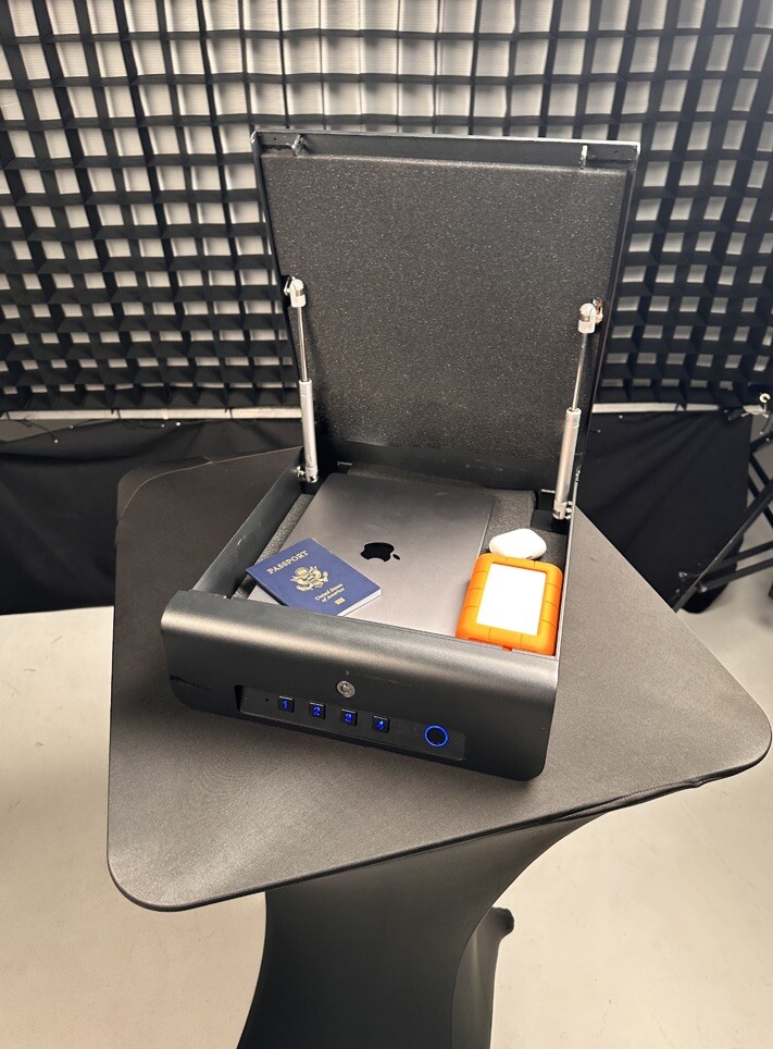 BoostedSafe Elite: Fingerprint, Key & Digital Combo Safe Open Box New