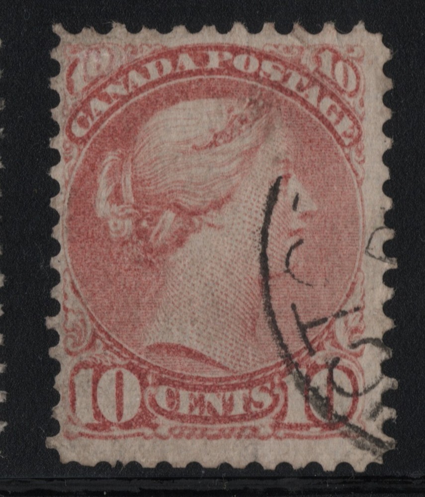 #45a Small Queen 10c Canada used
