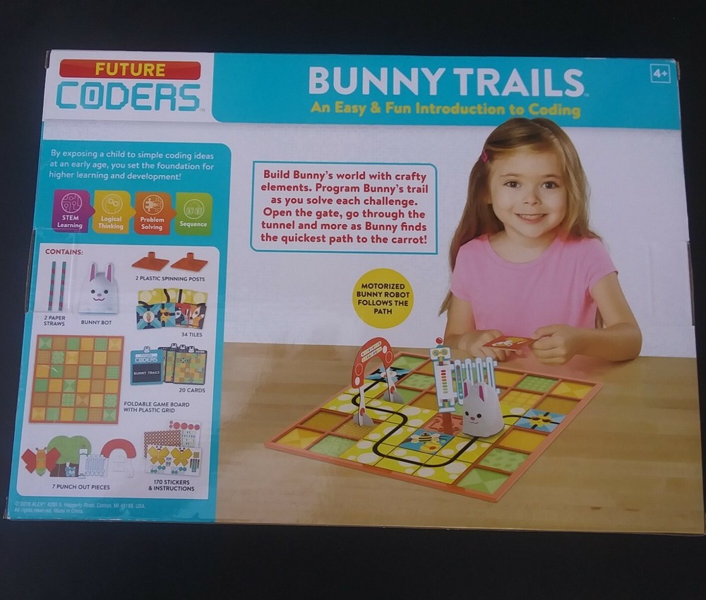 Future Coders Bunny Trails STEM Preschool Activity NEW