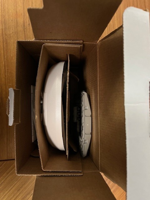 SYSTEM SENSOR SCWH CEILING STROBE WHITE HIGH CANDELA; NEW in OPEN Box