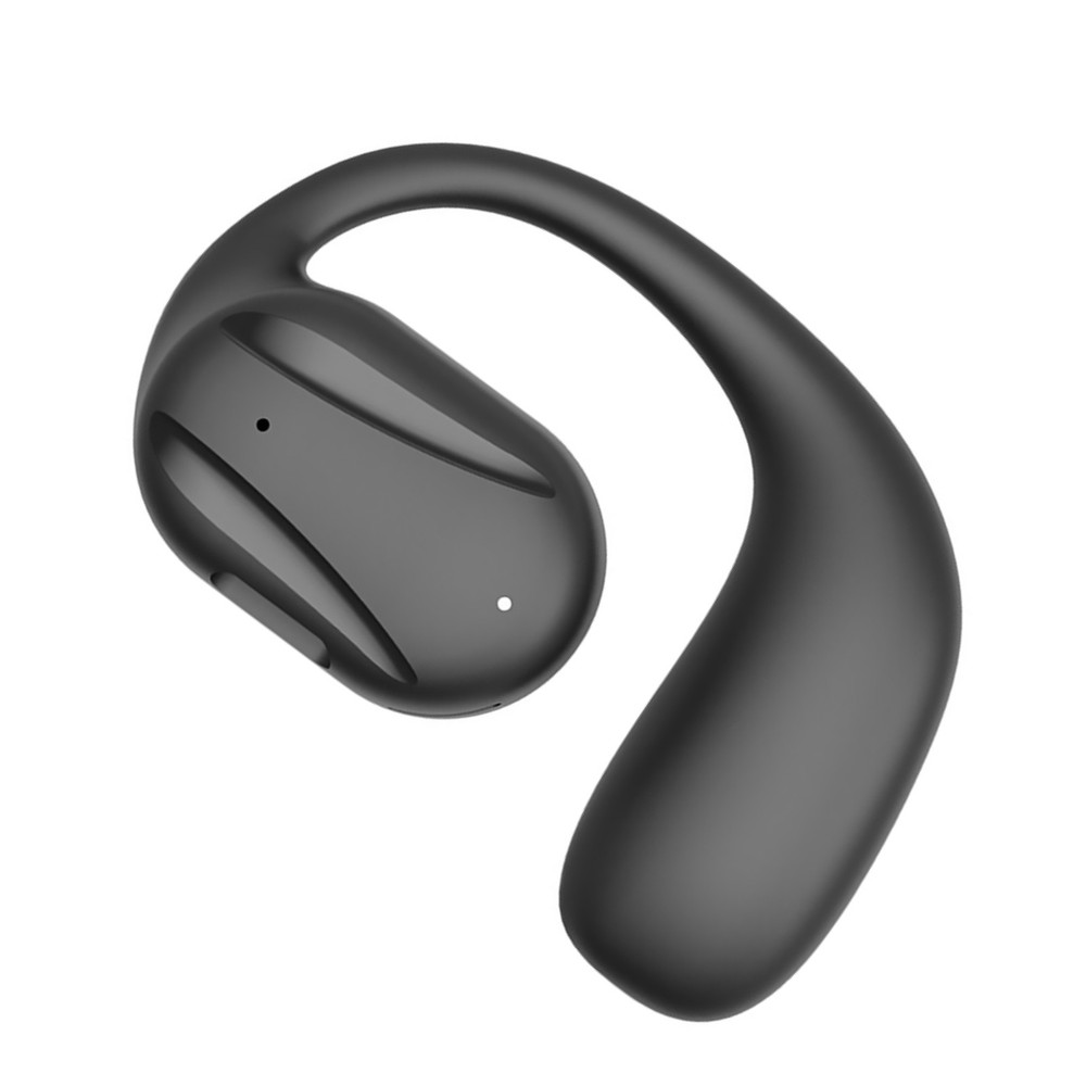 Black Driving Trucker Bluetooth 5.2 Wireless Headset Noise Cancelling Earbud B