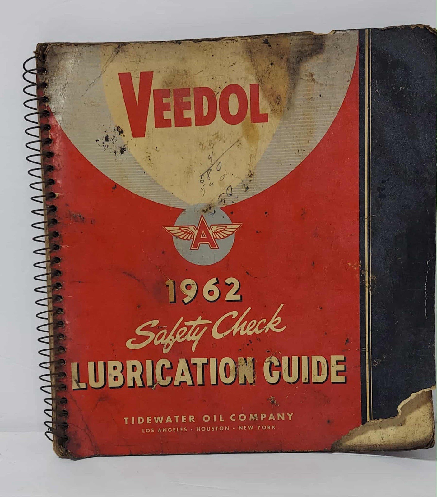 Vtg 1962 Veedol Motor Oil Service And Lubrication Guide Manual