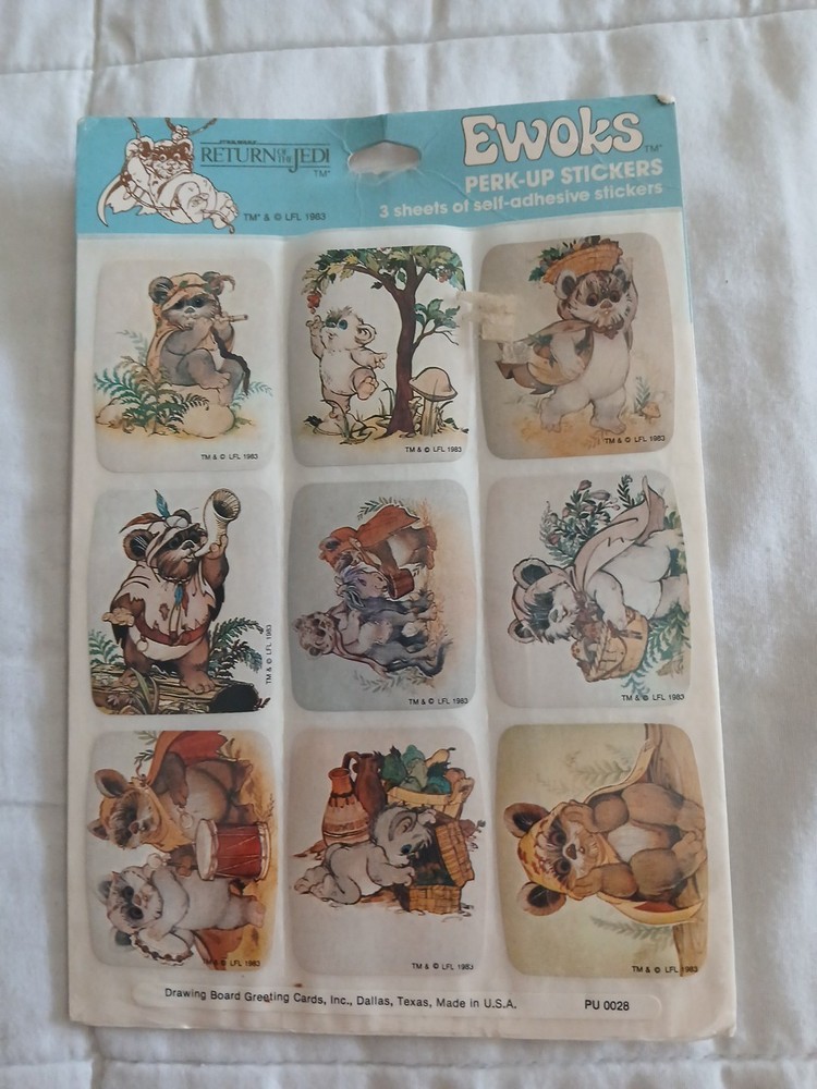 Ewoks Stickers Never Been Open