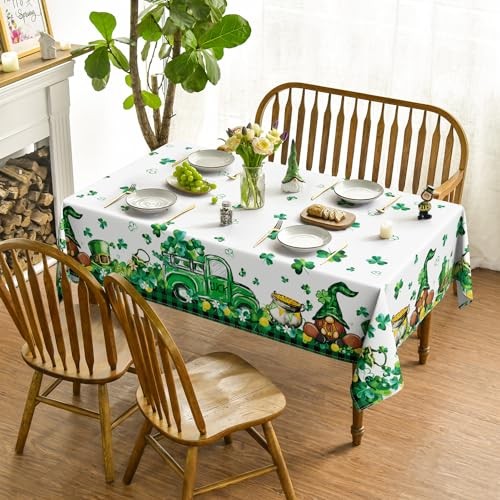 St. Patrick's Day Rectangular Tablecloth 60×120 60" x 120" (Rectangular) Green