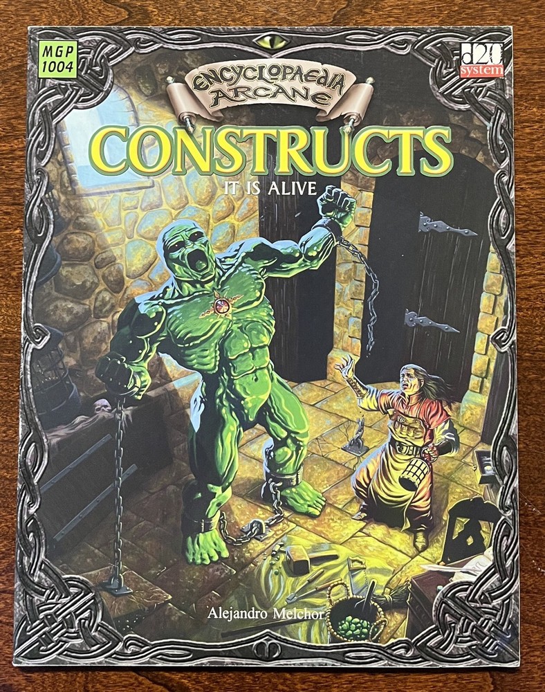 Encyclopaedia Arcane Constructs It Is Alive d20 D&D Dungeons & Dragons