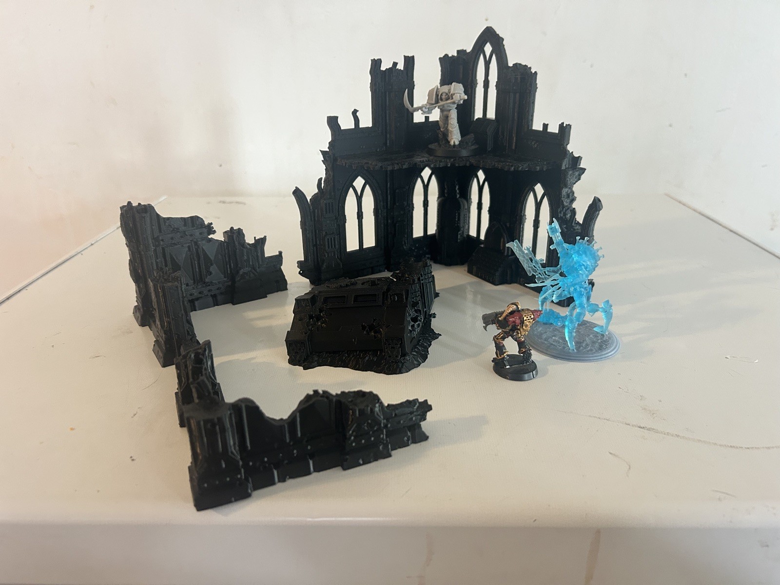 4-Piece Ruin Terrain Set for Warhammer 40k Kill Team
