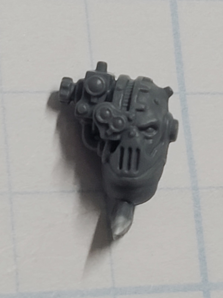 40k Adeptus Mechanicus Bits Battleclade Gun Servitor Targeter Bionic Head #21