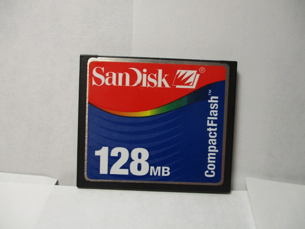SanDisk 128MB CompactFlash CF Memory Card Genuine SDCFB-128/SDCFJ-128