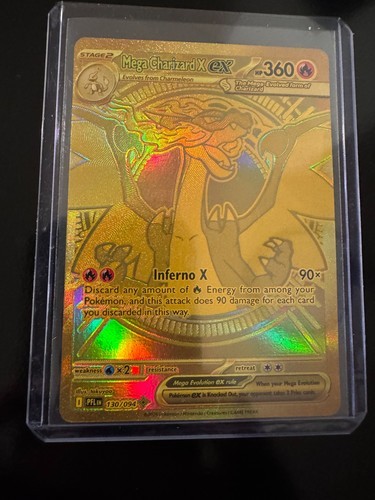 CHARIZARD MEGA EX GOLD 2025 Phantasmal Flames 130/094