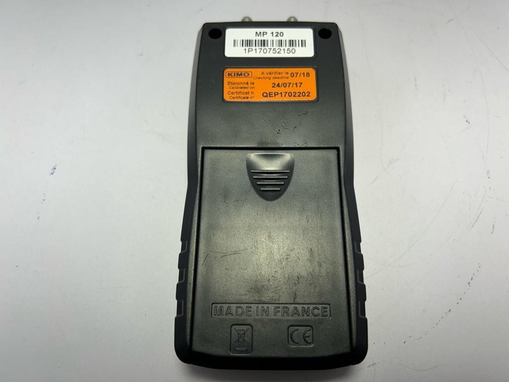 KIMO MP120 Manometer with Air Velocity Measurements