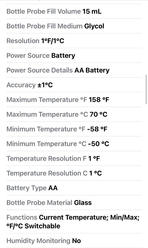 TRACEABLE 4127 Digital Thermometer, ±1°C Temperature Accuracy New Sealed