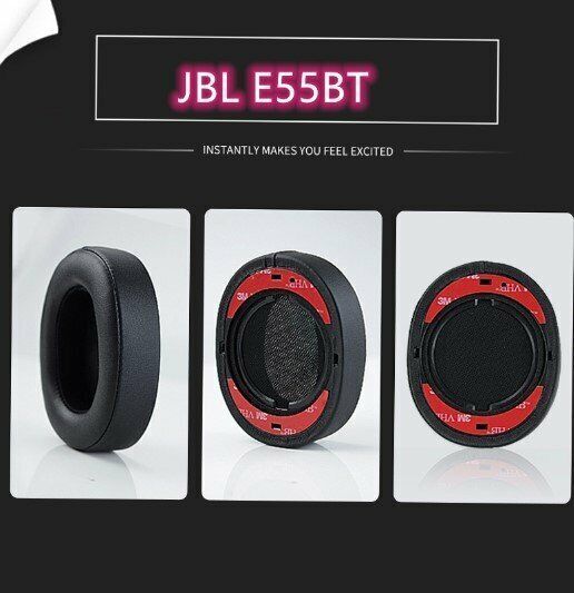Replacement Ear Pads Cushions Covers For JBL E55BT Bluetooth Wireless Headphones