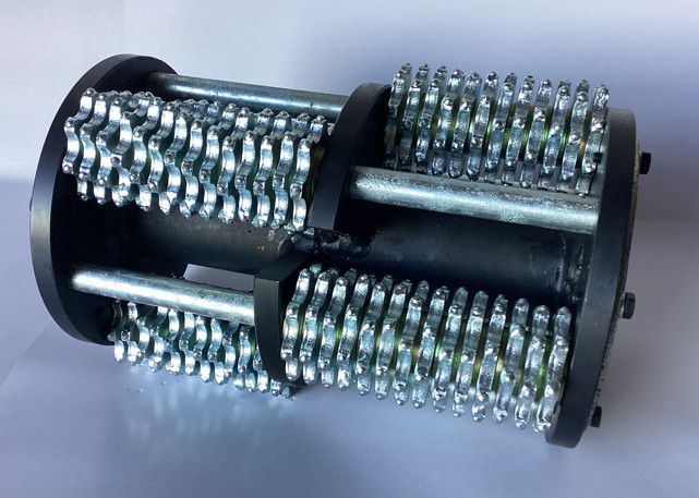 SupremeEquip 8" Drum Kit w/ Tungsten Carbide Teeth Blade for Concrete Scarifier