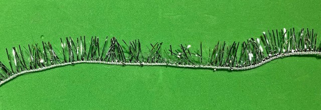Fly Tying Materials, Small, Metallic Silver Palmer Chenille