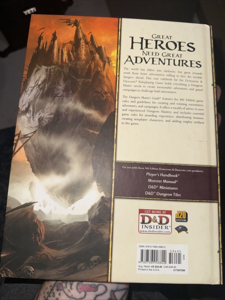 Dungeons and Dragons 4th Edition Dungeon Master's Guide