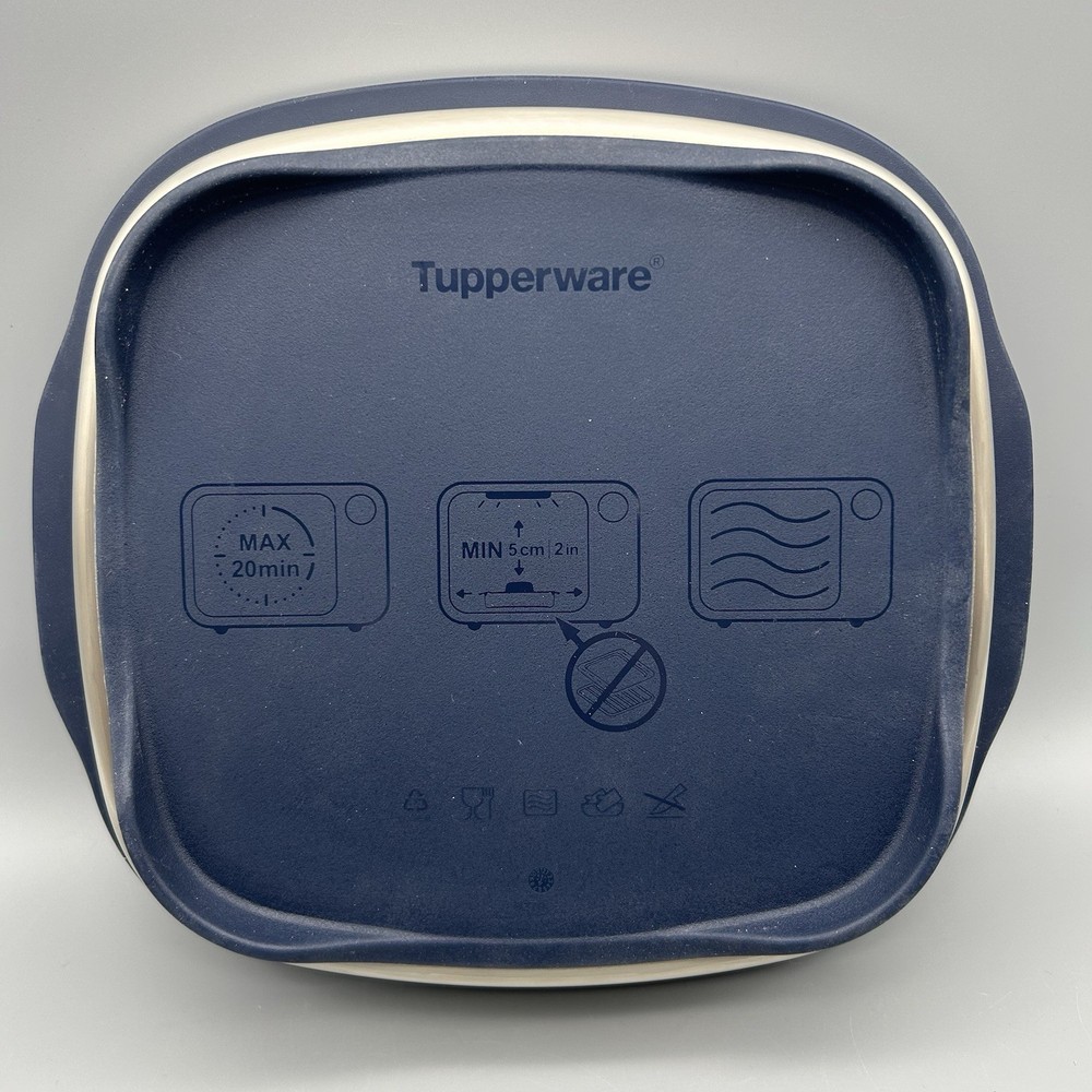 Tupperware MicroPro Grill Micro Pro Series Microwave Grilling Base & Lid Cooking