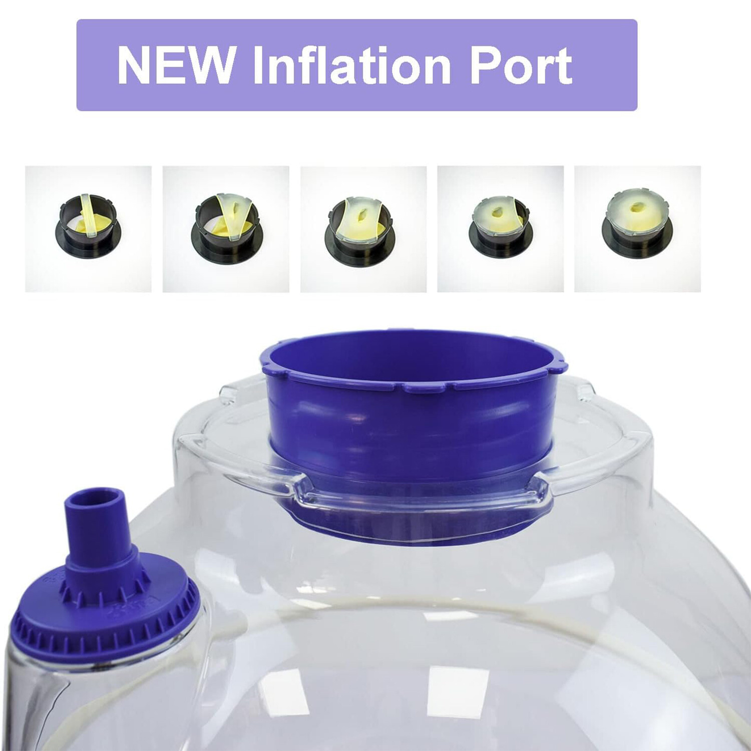 Balloon Stuffer kit Large Transparent Balloon Stuffing Machine with Flower Tube