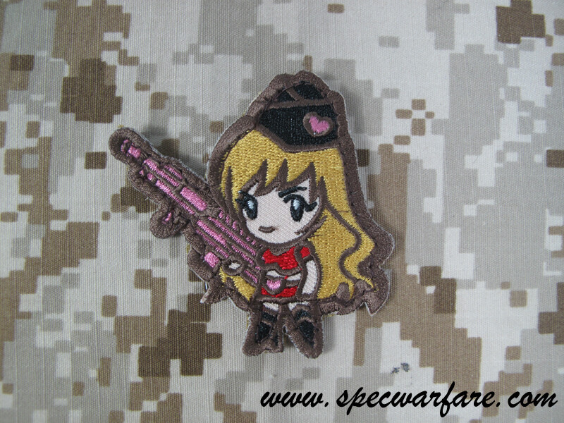 Mil-Spec Monkey "Gun Girl1" Patch (Subdued) PATCH-00059-S