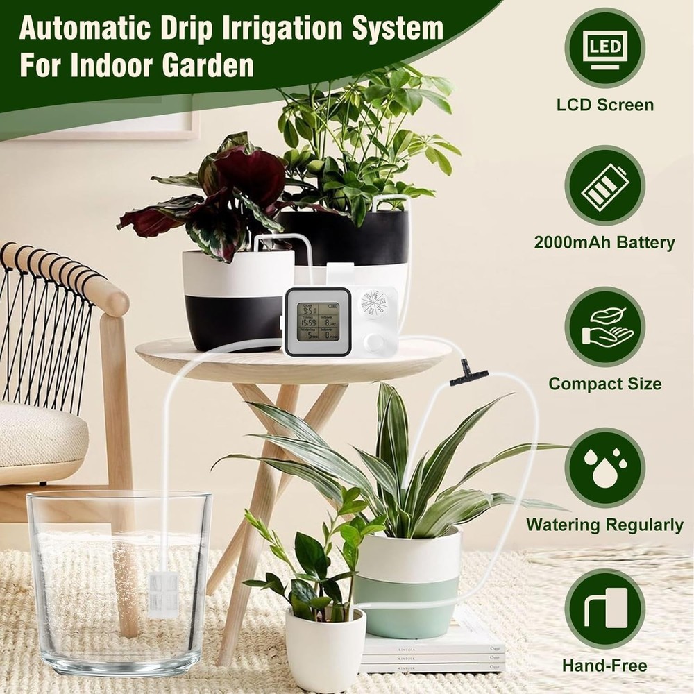 Automatic Watering System for 15 Potted Plants
