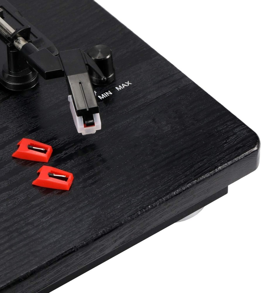 Record Cleaner Kit - 4 in 1 Vinyl Record Cleaning Kit Includes 2 Ruby Needle
